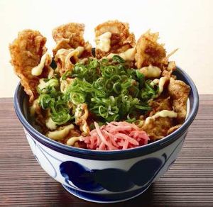 子持ち帆立の天丼