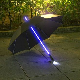 レインボーフラッシュLED傘大人用