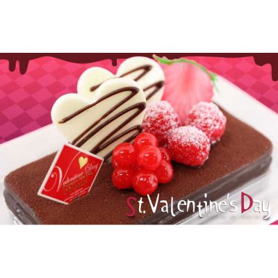 iPhone4専用/バレンタイン限定!食品サンプルケーキカバー（チョコケーキ）StrapyaNext