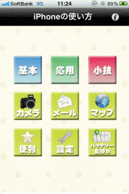iPhoneの使い方