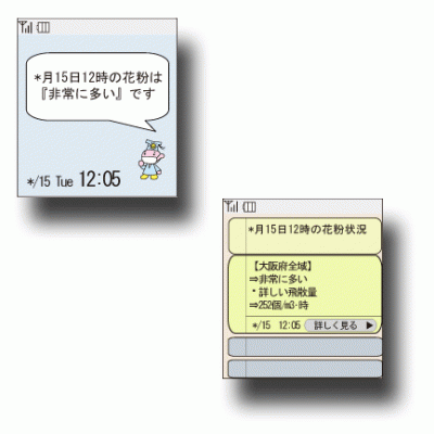 リアルタイム花粉情報