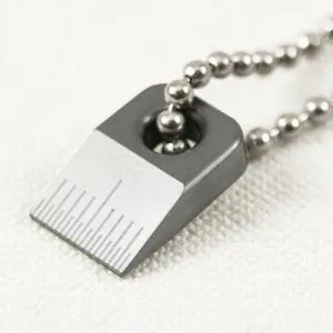 チタン削り出し1.000cm定規