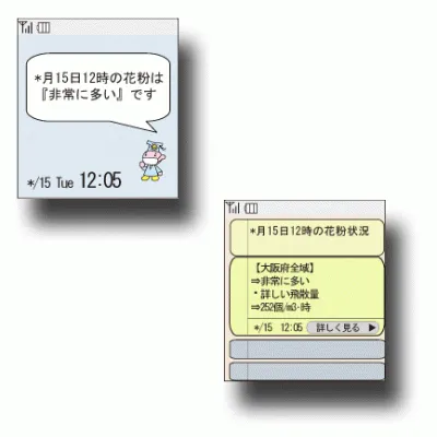 リアルタイム花粉情報